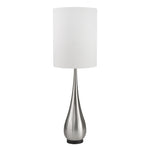 Sagebrook Home Metal 33`` Teardrop Table Lamp,Silver