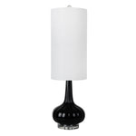Sagebrook Home Glass 36`` Genie Table Lamp, Black