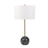 Sagebrook Home Resin 32`` Ball Base Table Lamp, Gold/Black - Kd