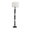 Sagebrook Home 50353 65" Resin Turned Look Floor Lamp, Black - Kd