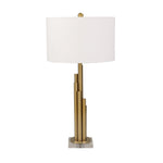 Sagebrook Home Metal 32`` Art Deco Table Lamp,Gold