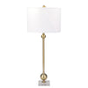 Sagebrook Home Metal 35`` Crystal Base Table Lamp, Gold - Kd