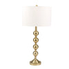 Sagebrook Home Metal 33`` Stacked Ball Table Lamp, Gold