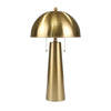 Sagebrook Home Metal 26`` Cone Body Table Lamp, Gold