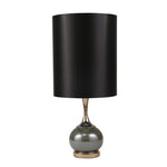 Sagebrook Home Glass 29`` Globe Table Lamp, Sage Green