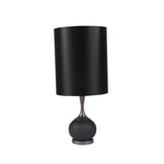 Sagebrook Home Glass 29`` Globe Table Lamp, Matte Black