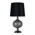 Sagebrook Home Glass 31`` Round Table Lamp, Gray