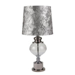 Sagebrook Home 50386 33" Glass Urn Table Lamp, Smoke Gray