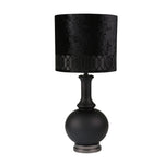 Sagebrook Home Glass 33`` Genie Lamp, Matte Black