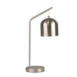 Sagebrook Home Metal 20`` Hanging Dome Table Lamp, Silver