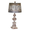 Sagebrook Home Resin 31`` Table Lamp, W/ Weathered Shade, Antique