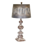 Sagebrook Home Resin 31`` Table Lamp, W/ Weathered Shade, Antique