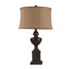 Sagebrook Home Resin 29`` Urn Table Lamp, Brown