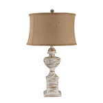 Sagebrook Home Resin 29`` Urn Table Lamp, Beige