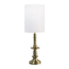 Sagebrook Home Metal 40`` Turned Base Table Lamp, Gold