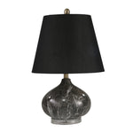 Sagebrook Home Resin 25`` Marble Look Table Lamp, Gray