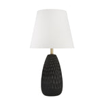 Sagebrook Home Ceramic 32`` Acorn Table Lamp, Black