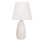 Sagebrook Home Ceramic 32`` Acorn Table Lamp, White