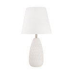 Sagebrook Home Ceramic 32`` Acorn Table Lamp, White