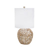 Sagebrook Home Ceramic 30`` Abalone Shell Table Lamp, Beige