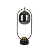 Sagebrook Home Metal 25`` Glass Shade Table Lamp, Black