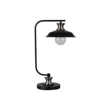 Sagebrook Home Metal 22`` Street Light Table Lamp, Black