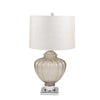 Sagebrook Home Glass 31`` ``Pumpkin`` Table Lamp, Matte Gray