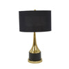 Sagebrook Home Metal 28`` Trumpet Table Lamp, Gold/Black