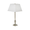 Sagebrook Home Aluminum 19`` Square Base Tablelamp, Silver