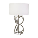 Sagebrook Home Metal 21`` Loops Table Lamp, Silver