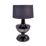 Sagebrook Home 50441 33" Stainless Steel Table Lamp, Black