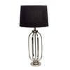 Sagebrook Home Stainless Steel 24`` Open Bodytable Lamp, Silver