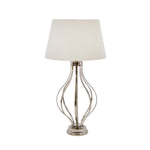 Sagebrook Home Stainless Steel 24`` Open Bodytable Lamp, Silver
