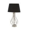 Sagebrook Home Stainless Steel 23`` Open Bodytable Lamp, Silver