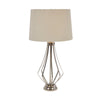 Sagebrook Home Stainless Steel 25`` Open Bodytable Lamp, Silver