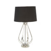 Sagebrook Home Stainless Steel 22`` Open Bodytable Lamp, Silver
