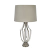 Sagebrook Home Stainless Steel 25`` Open Bodytable Lamp, Silver