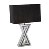Sagebrook Home Mirrored 30`` X Table Lamp, Silver