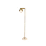 Sagebrook Home Metal 62`` Orb Floor Lamp W/ Marble Base, Gold
