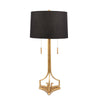 Sagebrook Home Metal 34`` 2-Pull Table Lamp, Gold