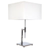 Sagebrook Home Metal 29`` Abstract Table Lamp,Silver