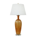 Sagebrook Home Glass 34`` Beaded Table Lamp Orange