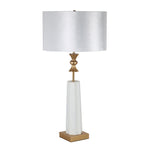 Sagebrook Home Polyresin 40`` Table Lamp, White/Gold - Kd