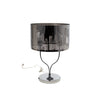 Sagebrook Home Stainless Steel 20`` Skyline 2Bulb Table Lamp, Silv