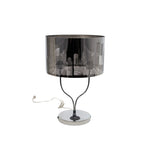 Sagebrook Home Stainless Steel 20`` Skyline 2Bulb Table Lamp, Silv