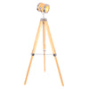 Sagebrook Home 50501 55" Wood Adjustable Tripod Floor Lamp, Natural - K
