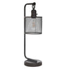Sagebrook Home Metal 23`` Cage Shade Table Lamp W/ Usb, Bronze