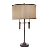 Sagebrook Home Metal 29`` Lodge 2 Light Tablelamp, Bronze