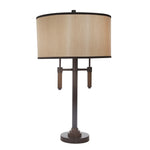 Sagebrook Home Metal 29`` Lodge 2 Light Tablelamp, Bronze
