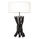 Sagebrook Home Driftwood 24`` Table Lamp, Black